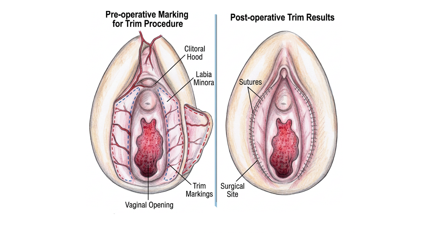 lipoplasty trim procedure